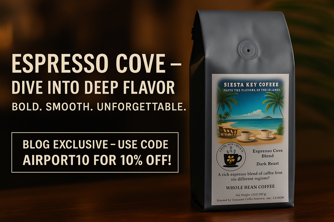 Dive Into Deep Flavor with Espresso Cove, Siesta Key Coffee