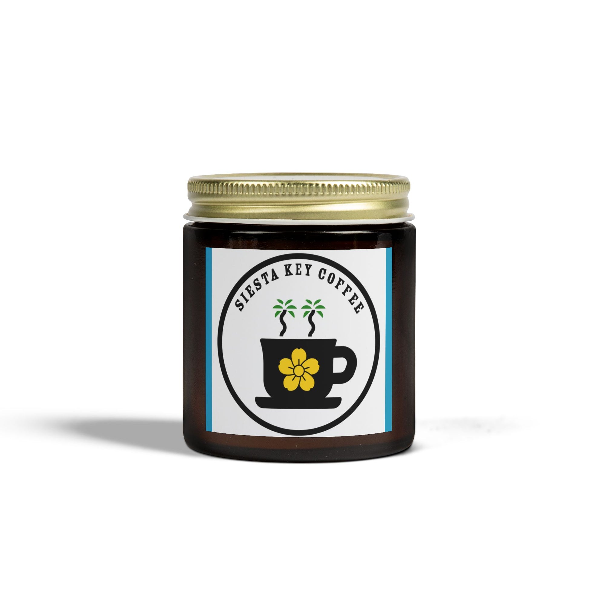 Siesta Key Coffee, Scented Candles, Coconut Apricot Wax (4oz, 9oz)