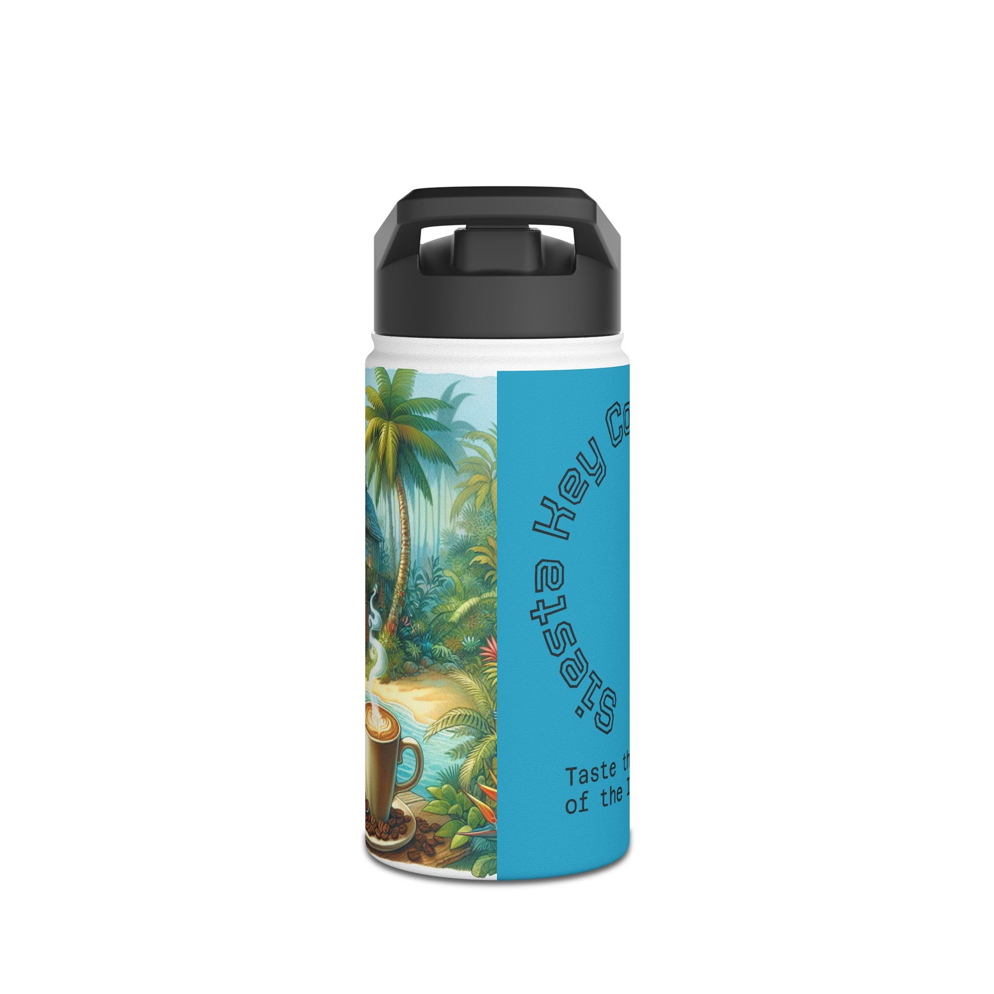 Siesta Key Coffee, Tropical Paradise Stainless Steel Water Bottle