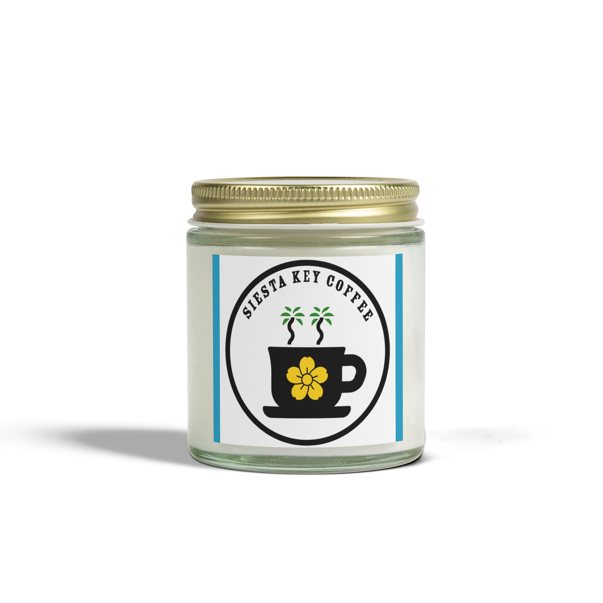 Siesta Key Coffee, Scented Candles, Coconut Apricot Wax (4oz, 9oz)