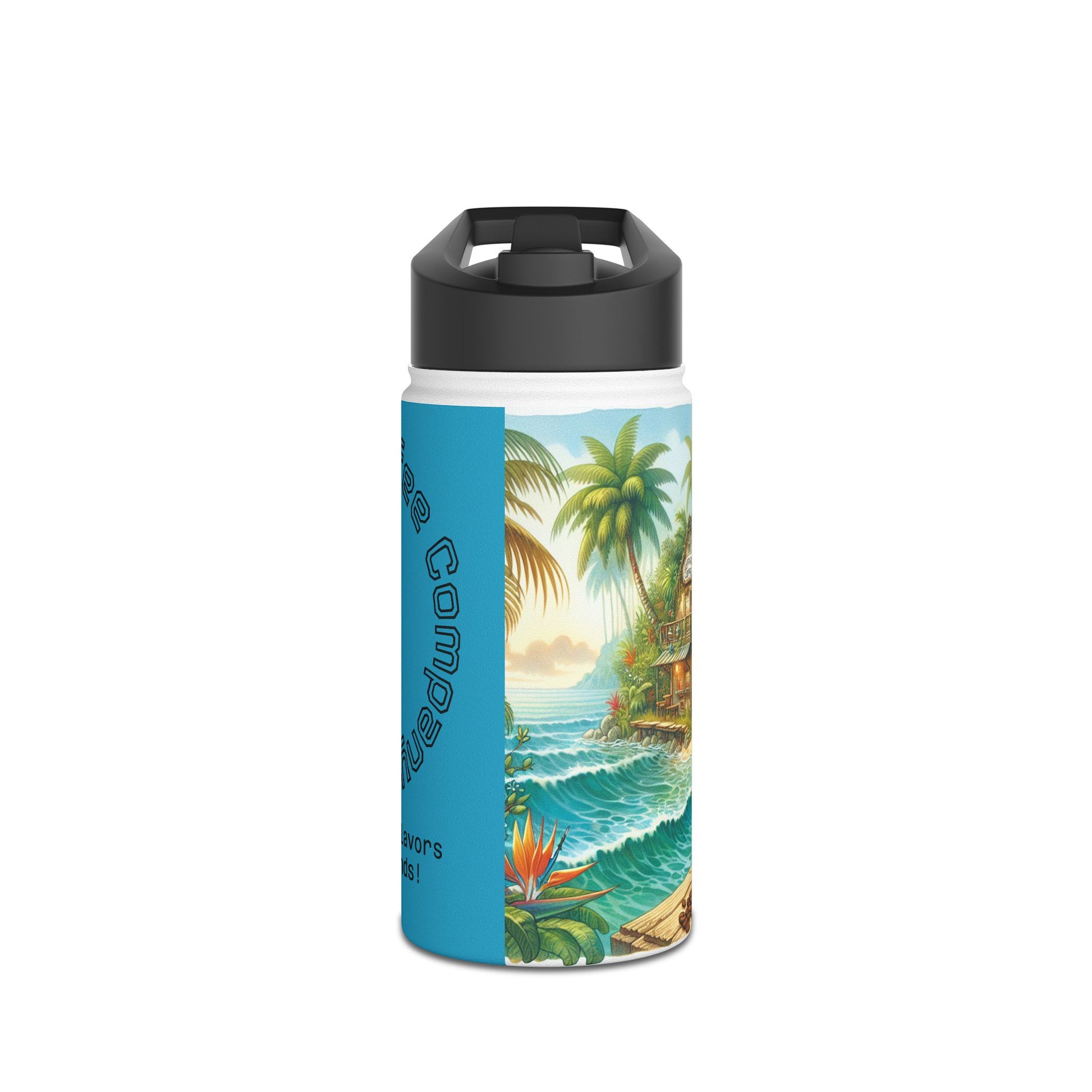 Siesta Key Coffee, Tropical Paradise Stainless Steel Water Bottle