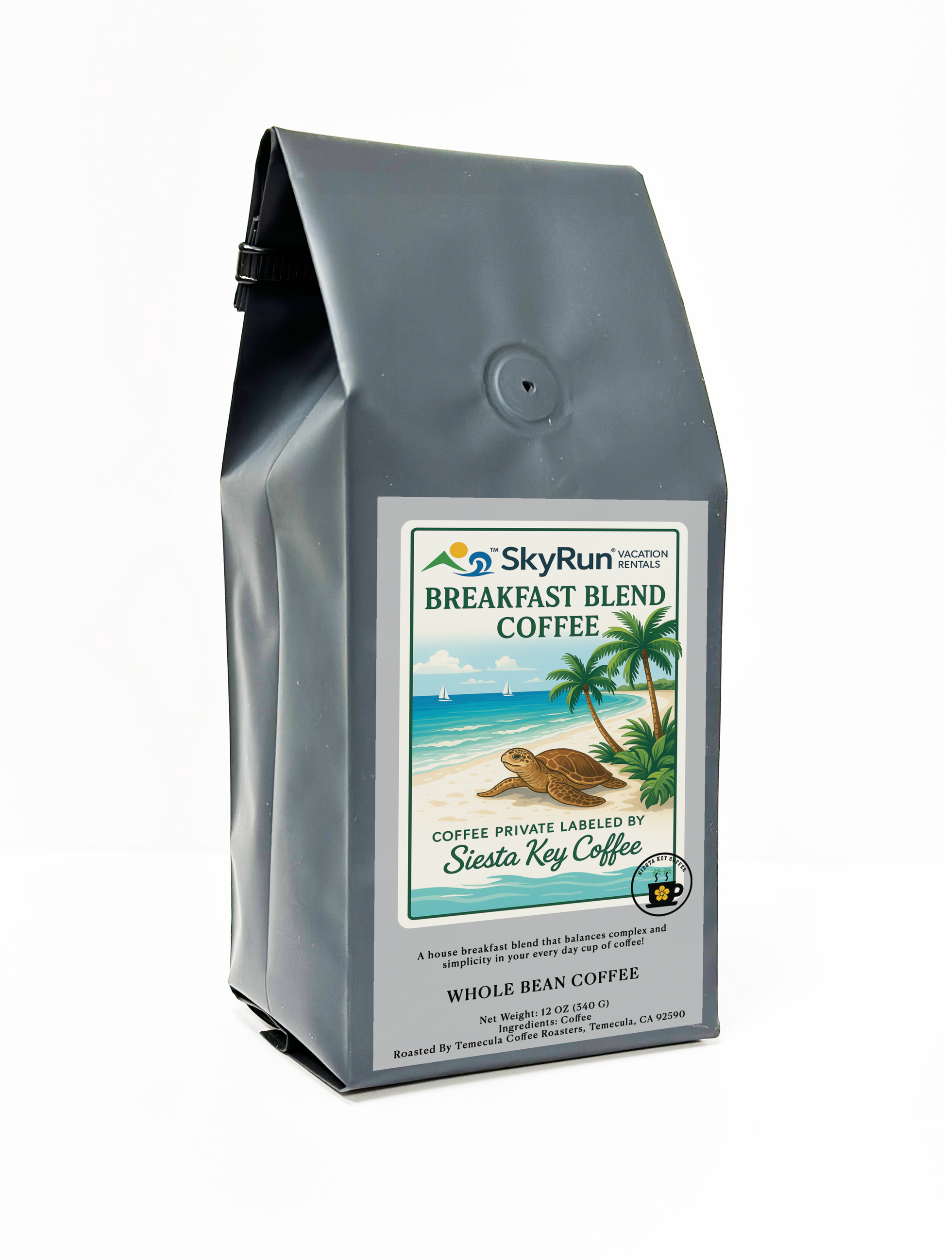 SkyRun Breakfast Blend,         Re-Orders your favorite Siesta Key Coffee- Free Shipping!!